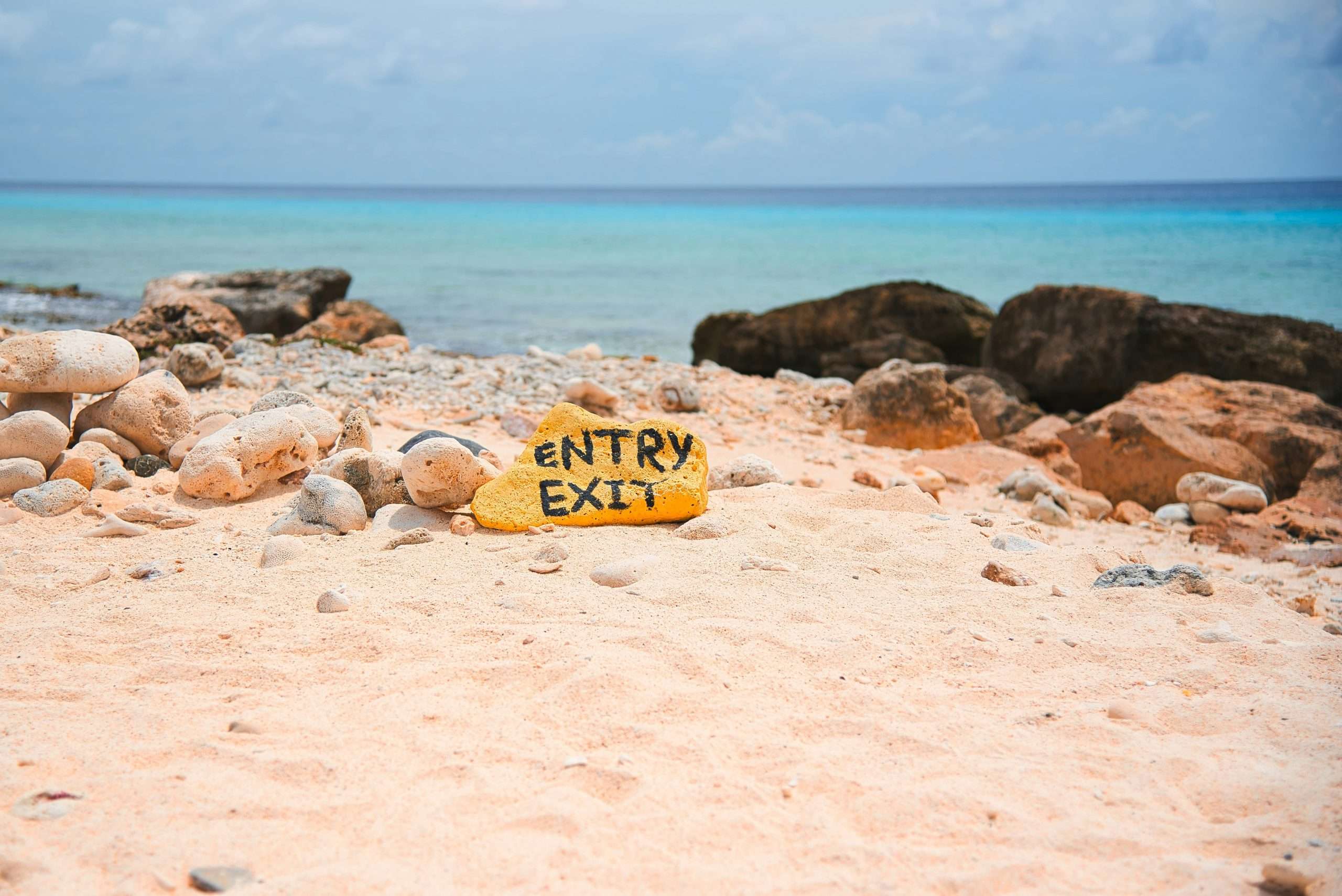 Photo by <a href="https://unsplash.com/@phillipss32?utm_content=creditCopyText&utm_medium=referral&utm_source=unsplash">Steve Phillips</a> on <a href="https://unsplash.com/photos/a-yellow-sign-that-says-entry-exit-on-the-beach-_qjaX0rQpKE?utm_content=creditCopyText&utm_medium=referral&utm_source=unsplash">Unsplash</a>
      